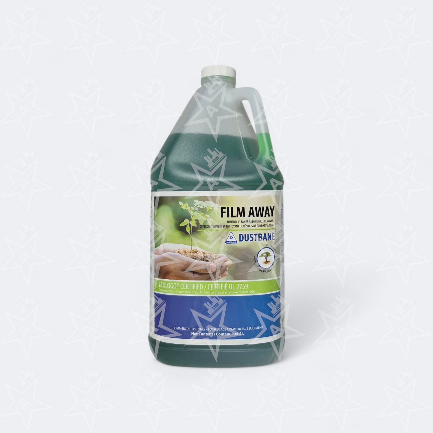 Dustbane Film Away Neutral Cleaner & Ice Melt Remover, 4L