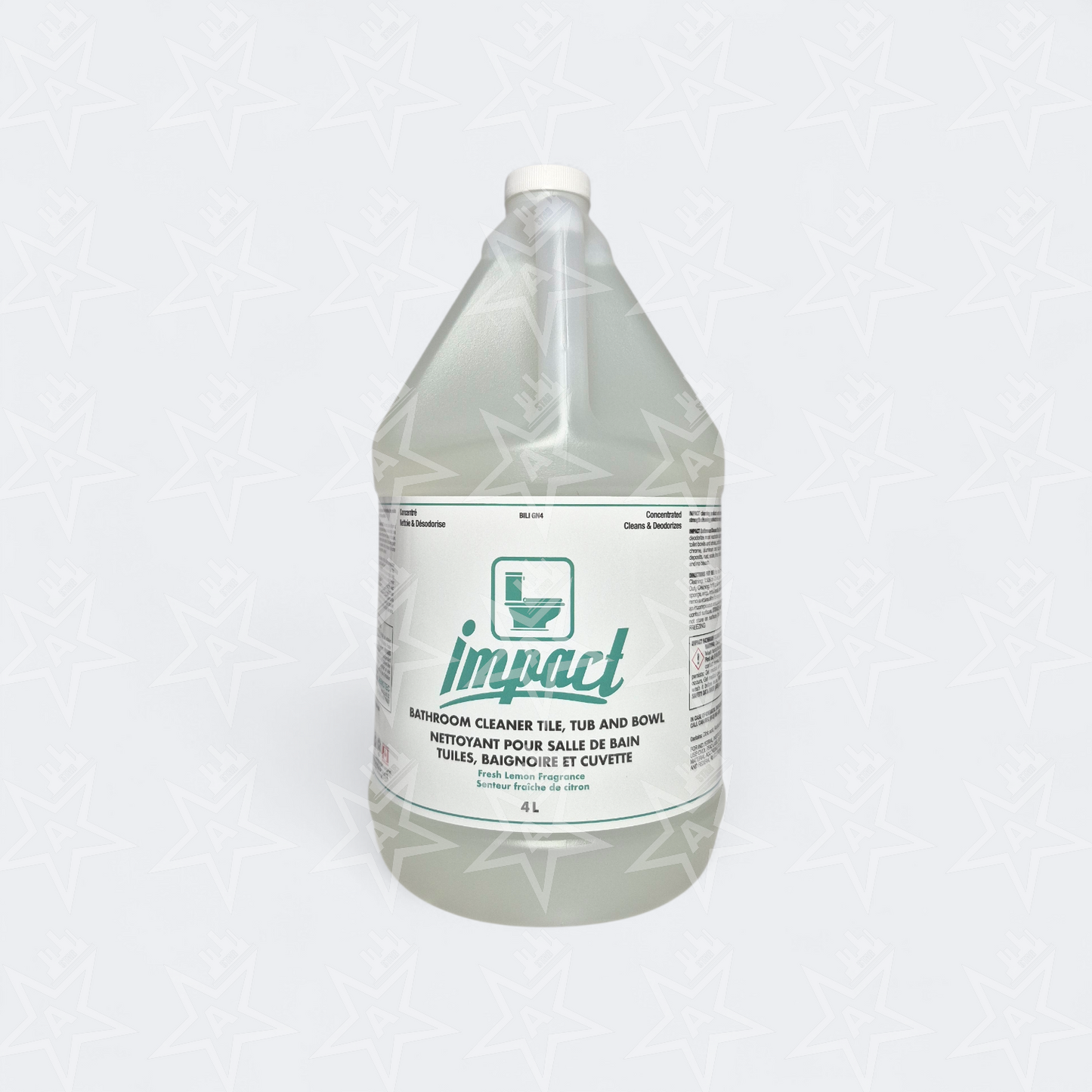 Impact Bathroom Cleaner - Tile, Tub & Bowl Concentrated, 4L