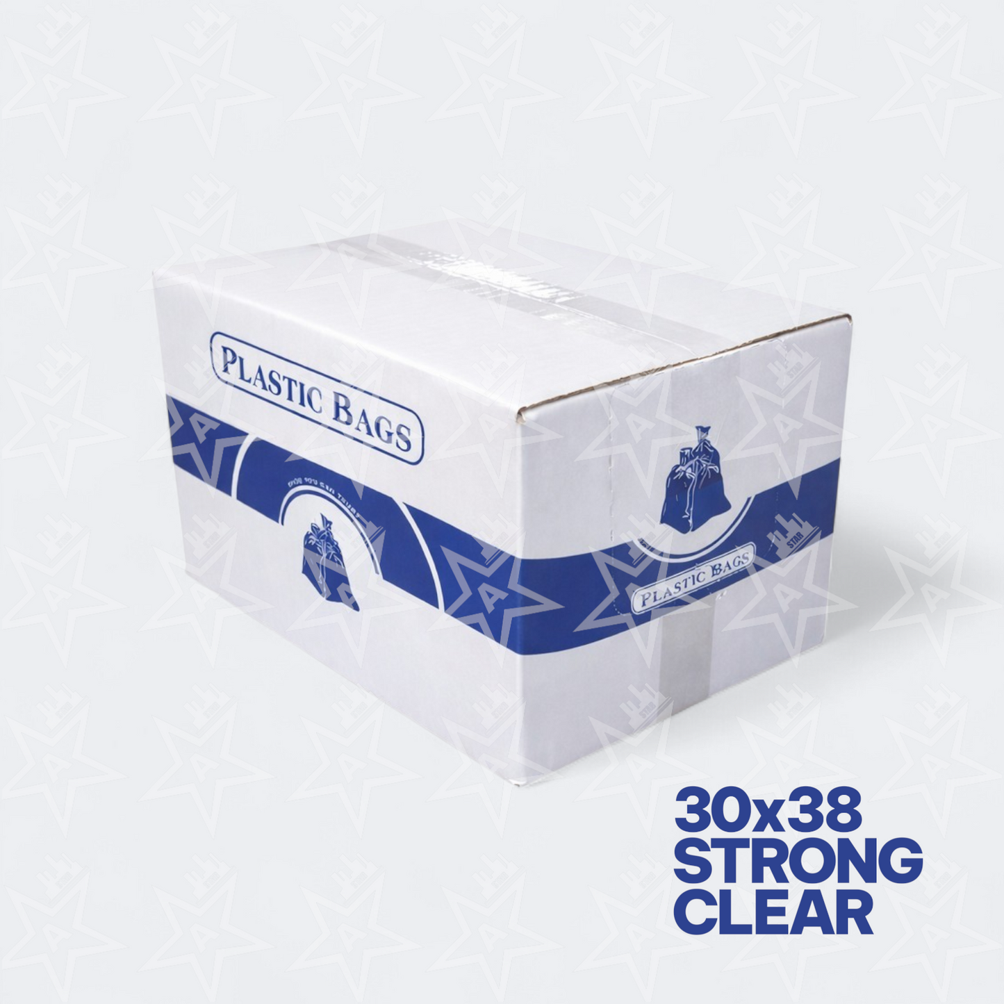 KOMFORT 30"x 38" Strong Clear Garbage Bags (200 per case)