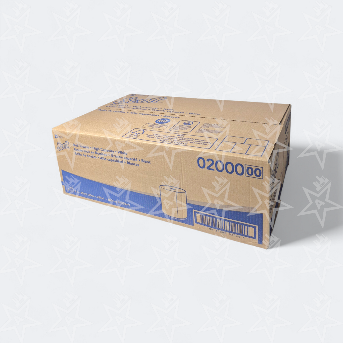 Kimberly Clark Scott Essential Universal High Capacity Hard Roll Towels 02000 (800' / 6 Rolls Per Case)