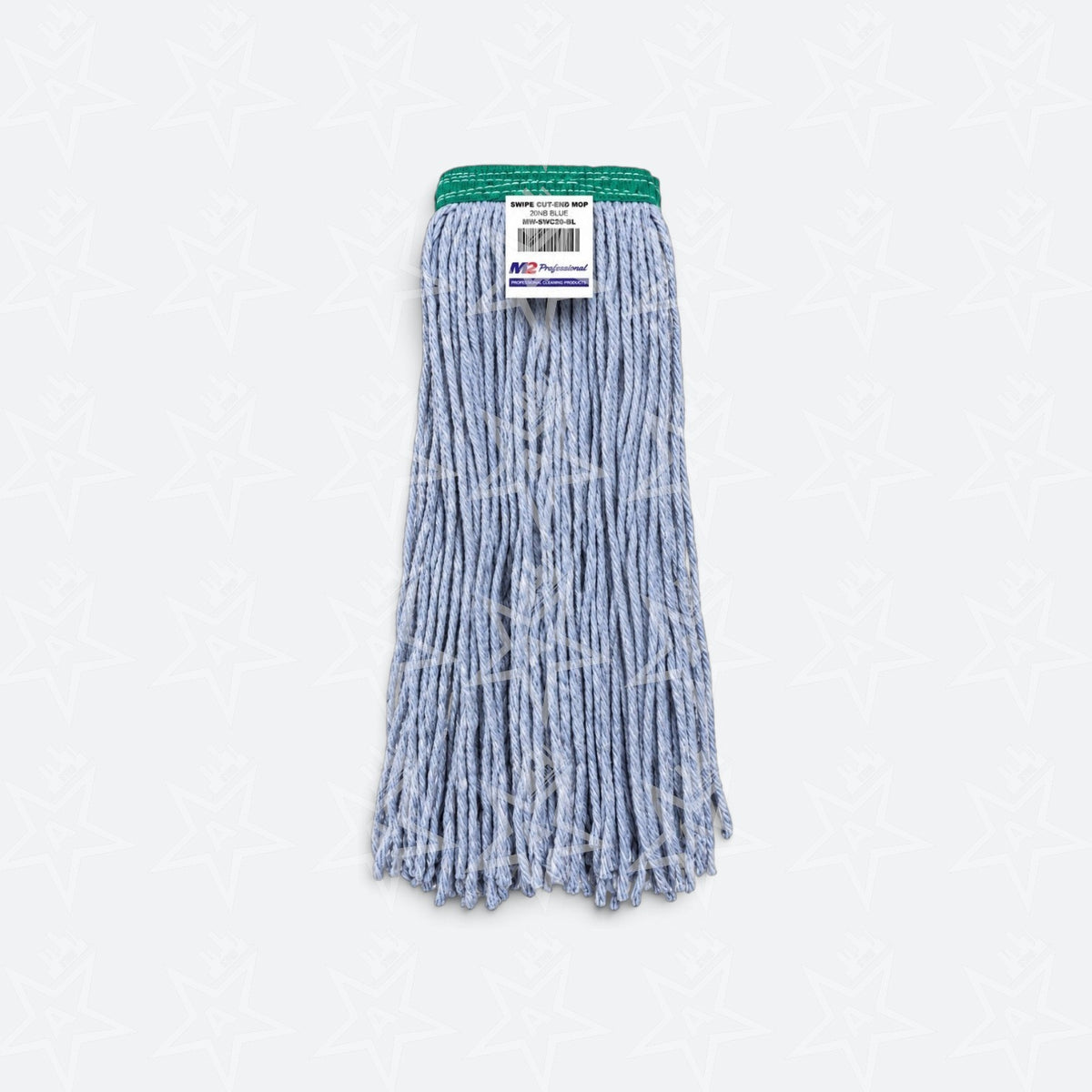 M2 Professional Swipe Cut-End Wet Mop, Narrow Band 20oz (MEDIUM)