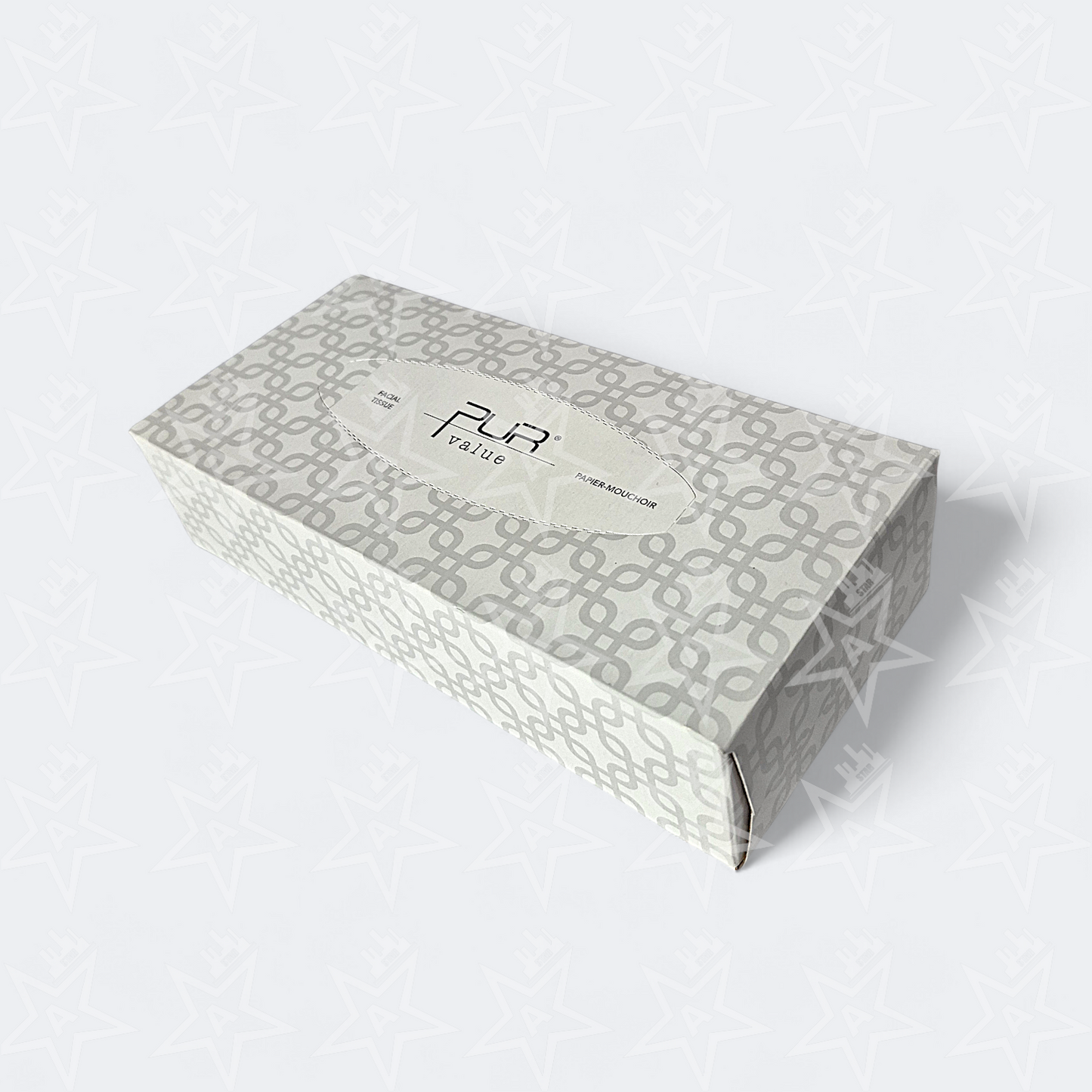 PUR Value Facial Tissue 2 Ply, 100 Sheet (30 Packs Per Case)