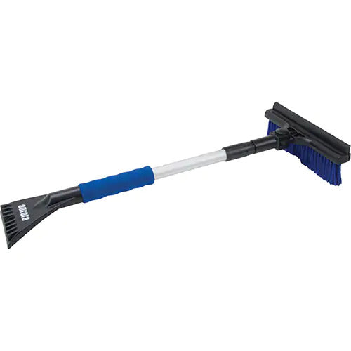 Aurora Tools Snow Brush, Telescopic, Polypropylene Blade, 32-1/2" Long, Blue