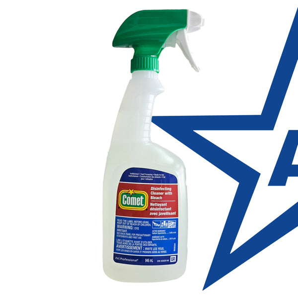 Comet Disinfectant Cleaner With Bleach, 945mL