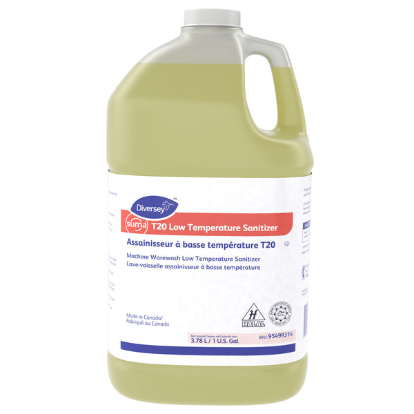 Diversey Suma T20 Low Temperature Sanitizer, 3.78L
