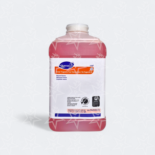 Diversey J-FILL Stride Fragrance Free Neutral Cleaner 2.5L (Case of 2)