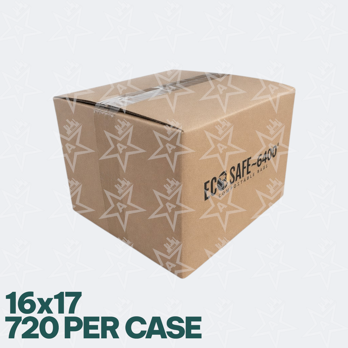 ECOSAFE 16×17 Compostable Bags (720 Per Case)