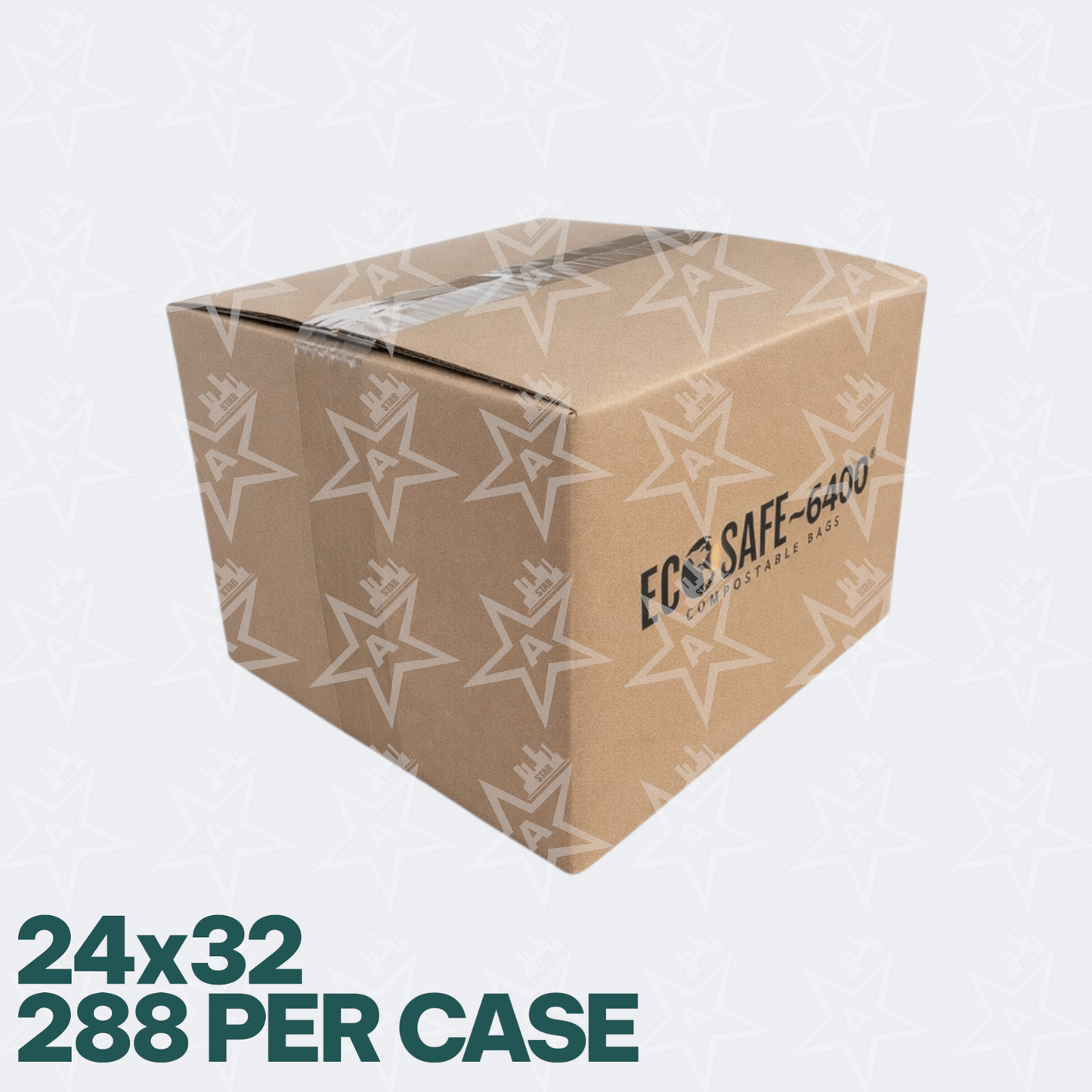 ECOSAFE 24×32 Compostable Bags (288 Per Case)