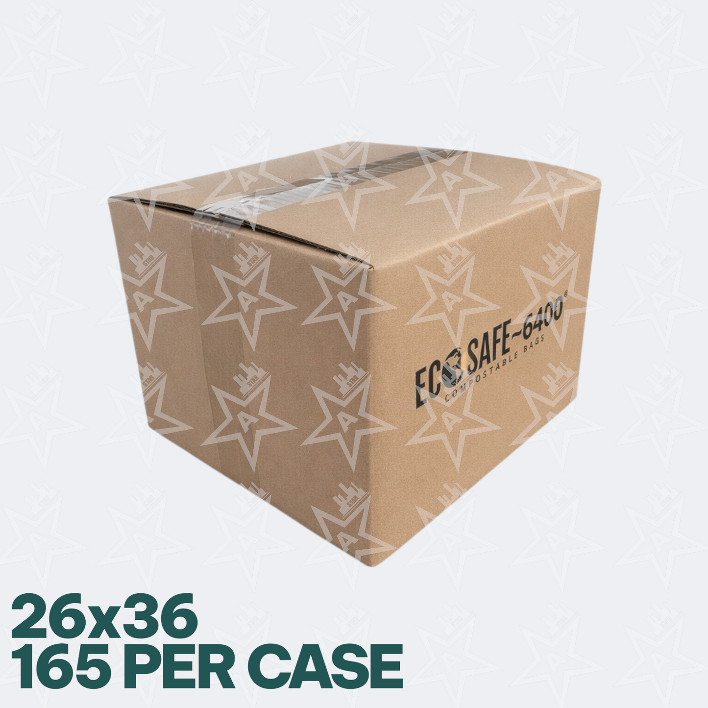 ECOSAFE 26×36 Compostable Bags (135 Per Case)