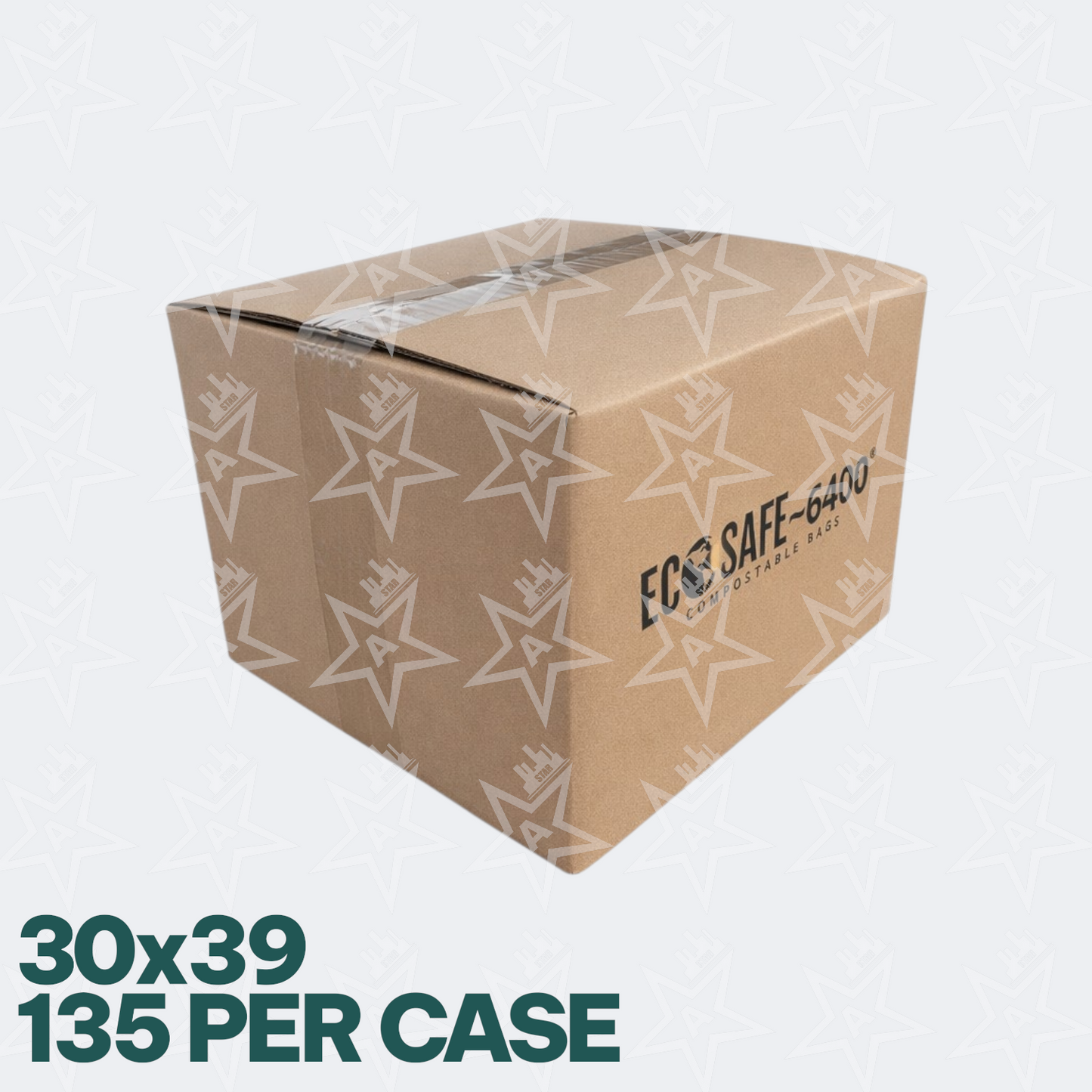 ECOSAFE 30×39 Compostable Bags (135 Per Case)