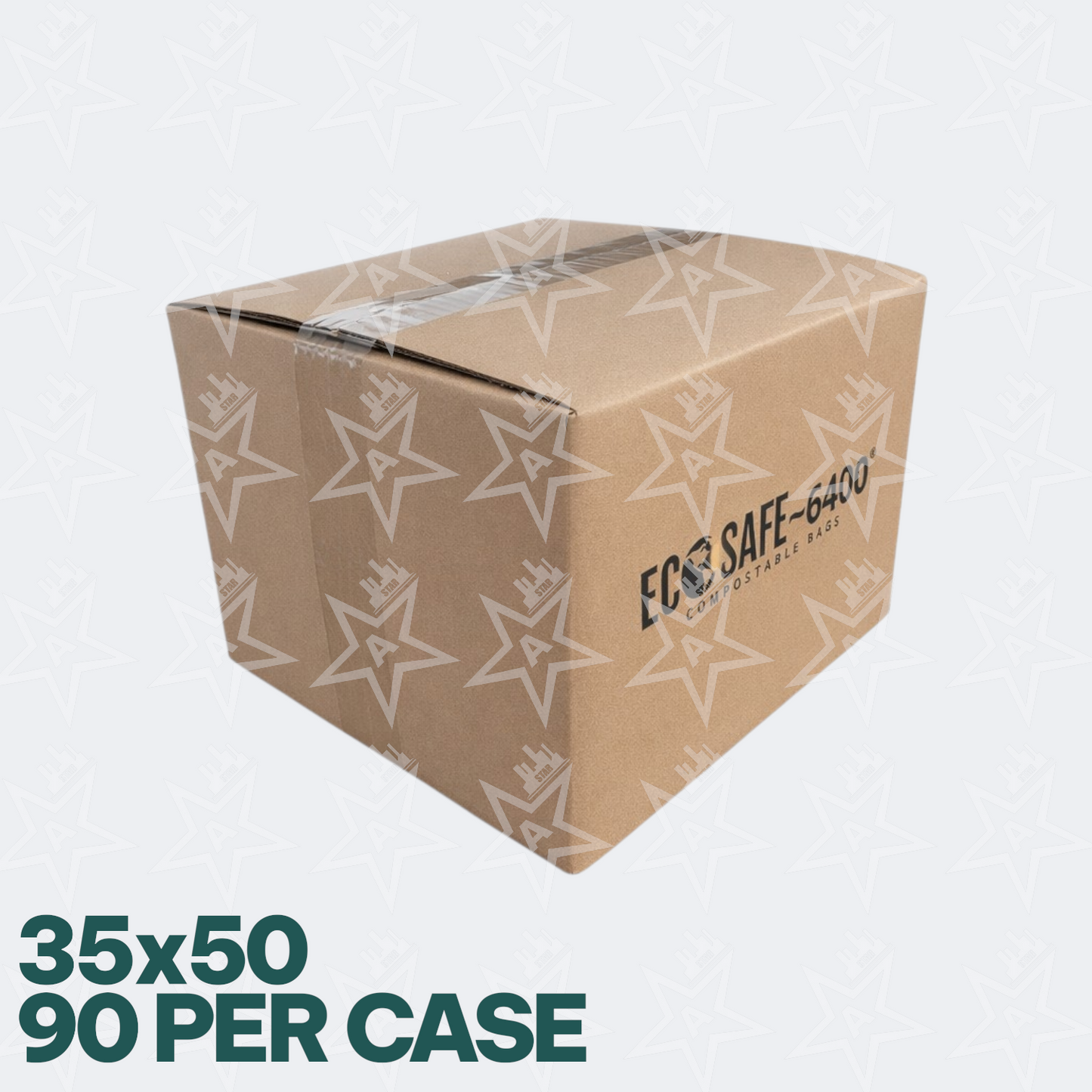 ECOSAFE 35×50 Compostable Bags (90 Per Case)