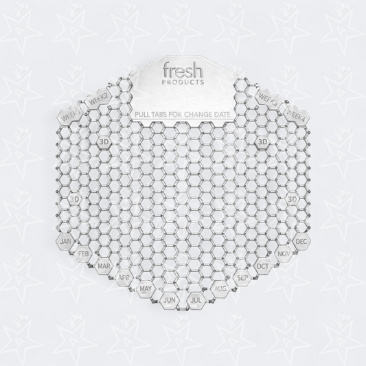 Fresh Products Wave3D Urinal Screens, Fragrance Free (10 Per Pack)