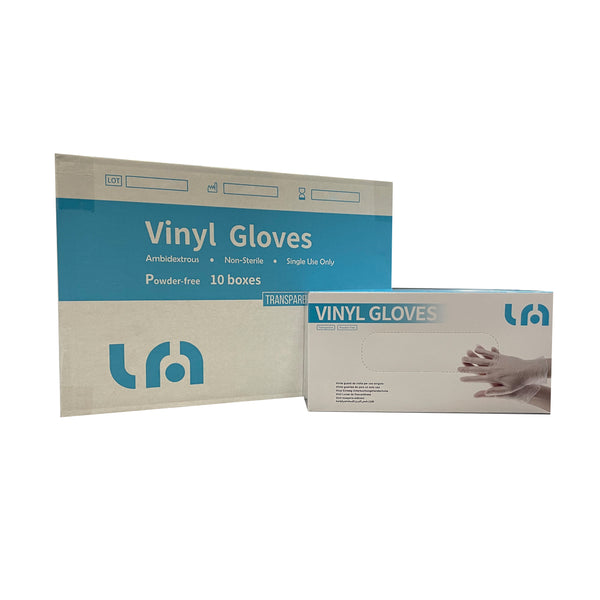 LyncMed Medium Vinyl Gloves, 100pc