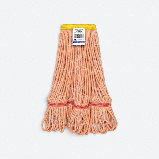 M2 Professional Super Looper Narrow Band Loop-End Wet Mop Orange, 24oz