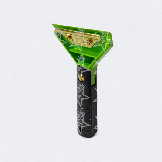 M2 Professional Swivel Squeegee Handle, Green/Black