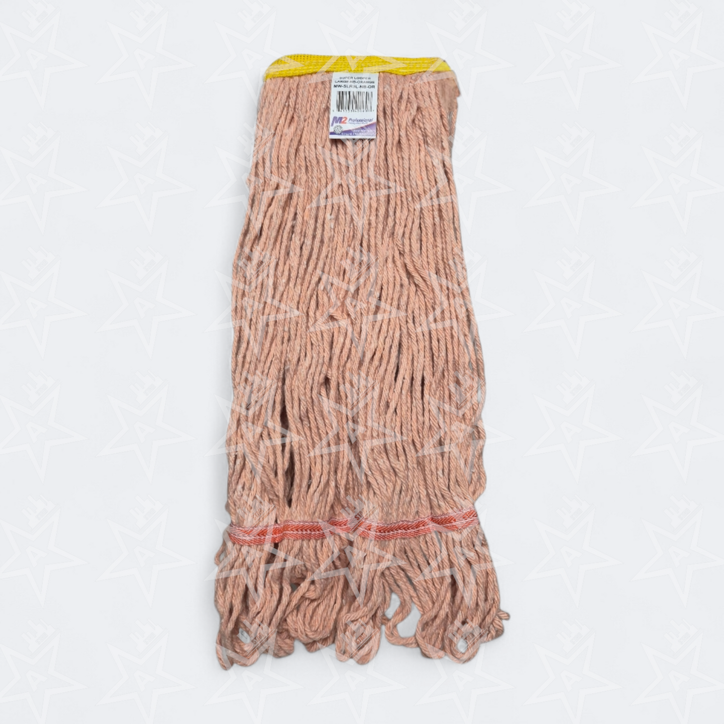 M2 Professional Super Looper Narrow Band Loop-End Wet Mop Orange, 24oz