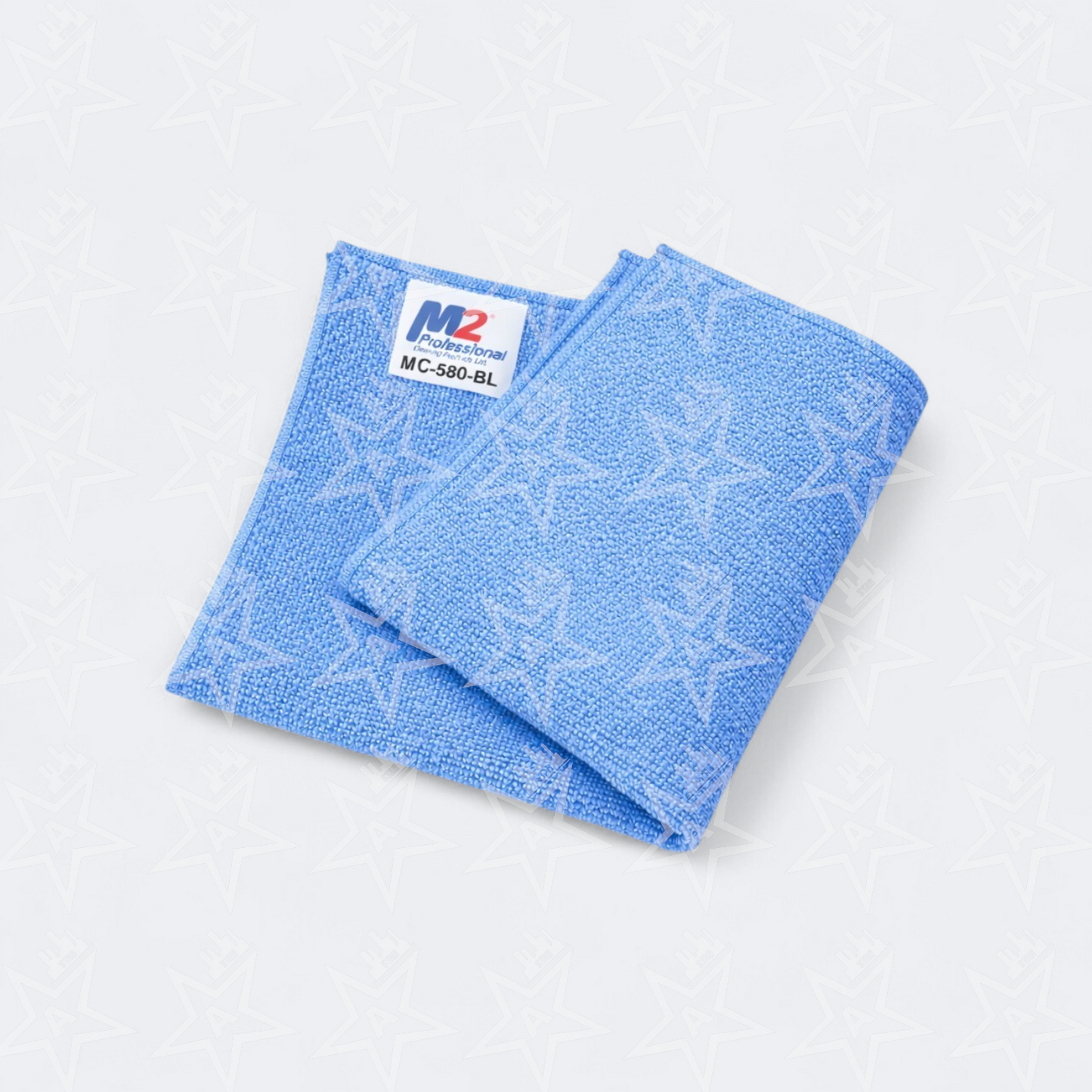 M2 Professional Sani-Pro Light Microfiber Cloths 16"x16" 240GSM, 12 Pack (Available In Multiple Colors)
