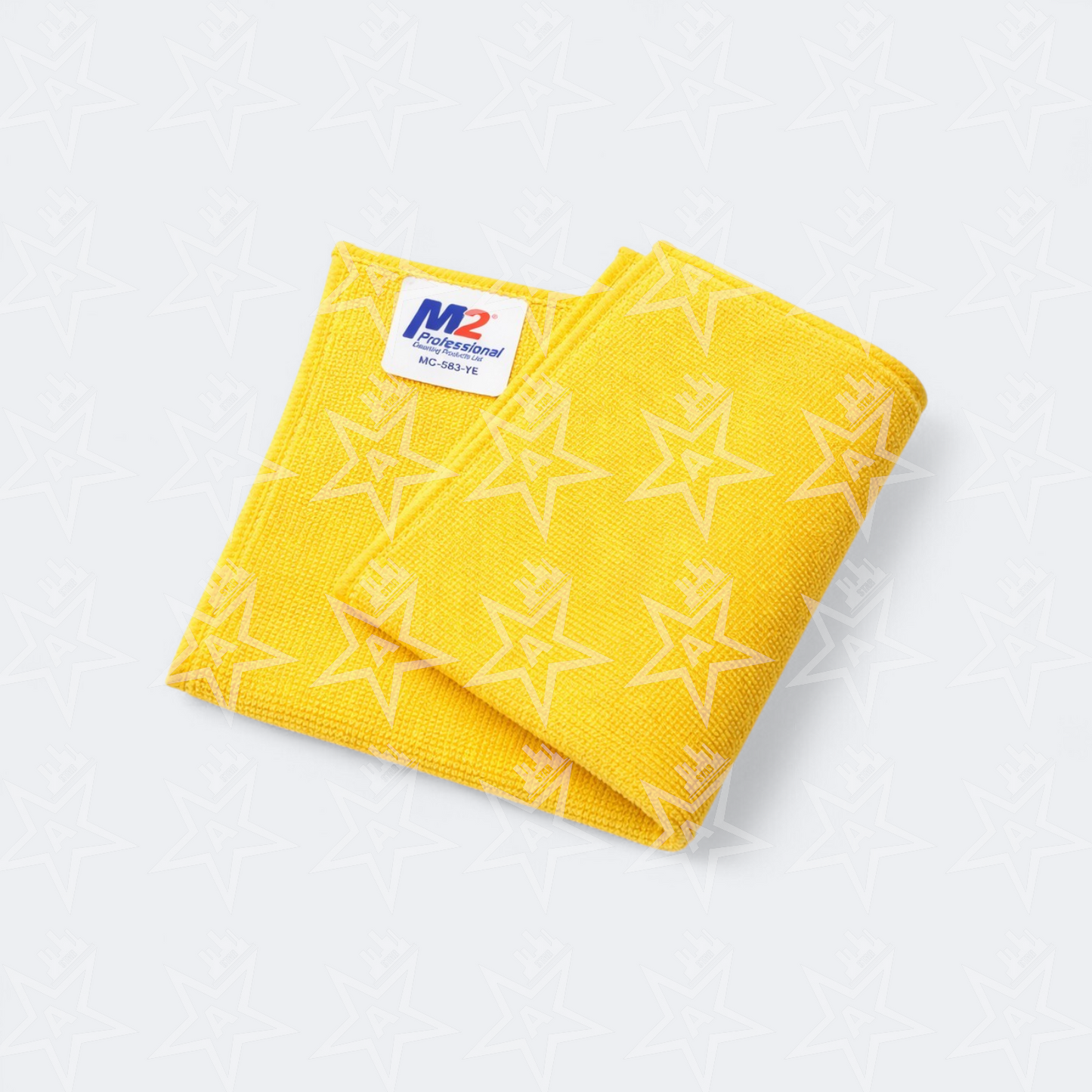 M2 Professional Sani-Pro Light Microfiber Cloths 16"x16" 240GSM, 12 Pack (Available In Multiple Colors)