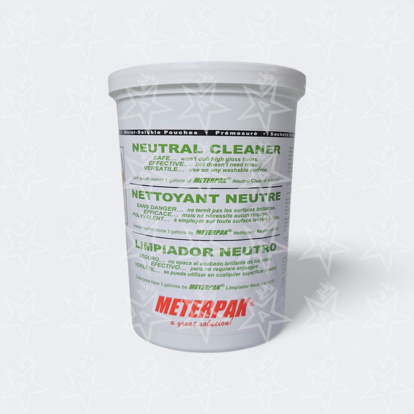 METERPAK Neutral Cleaner (90 Packs Per Tub)