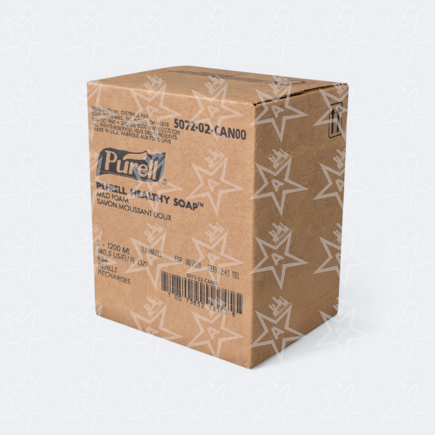 Purell Healthy Soap Mild Foam Soap Refill, Clear Liquid 1200mL (2 Per Case)