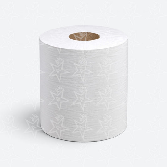 Tork SCA Tork 8.25" x 11.8" Centerfeed Paper Wiper White M2 600 Feet (6 Rolls Per Case)
