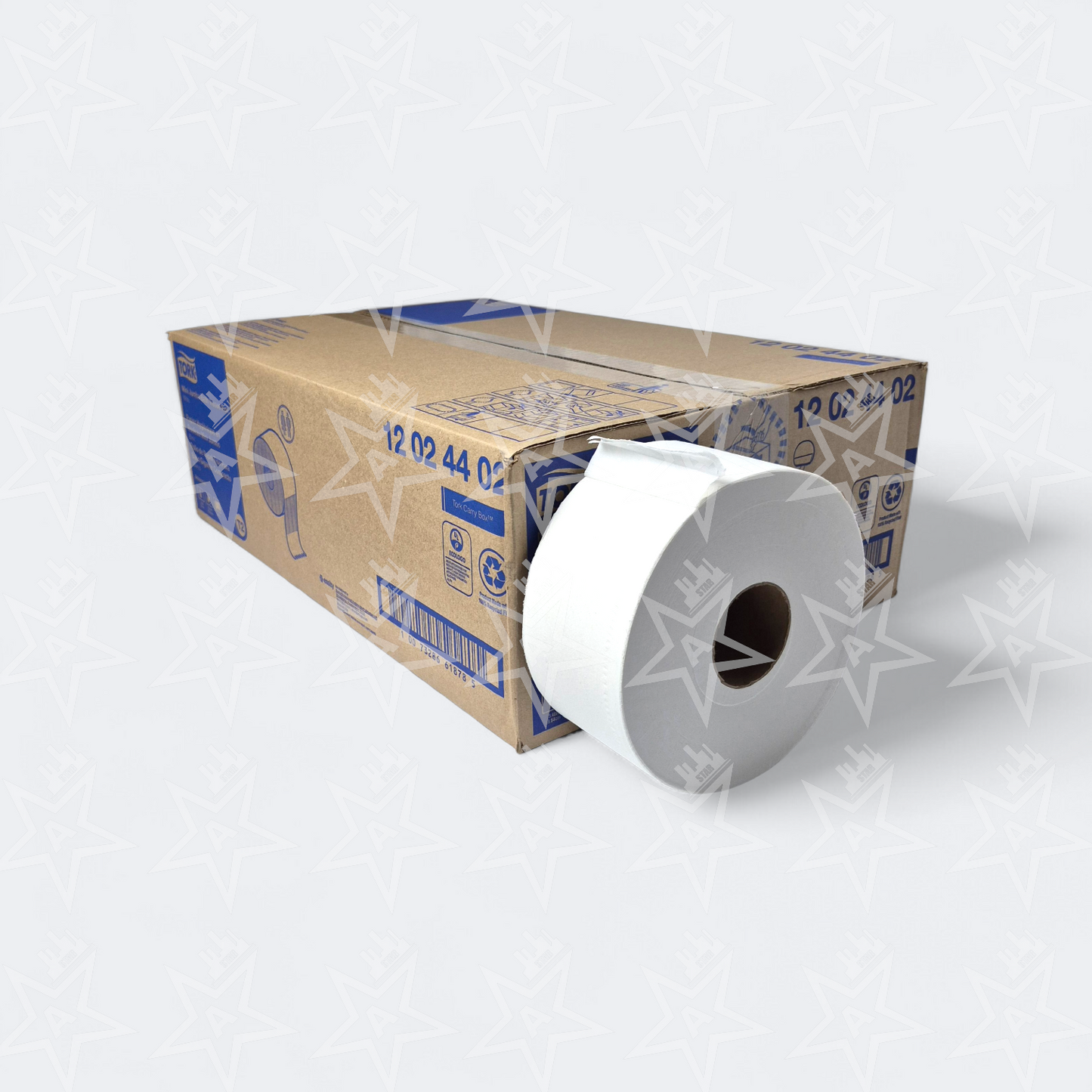Tork Mini Jumbo Toilet Paper Roll White 751' (12 Per Case)