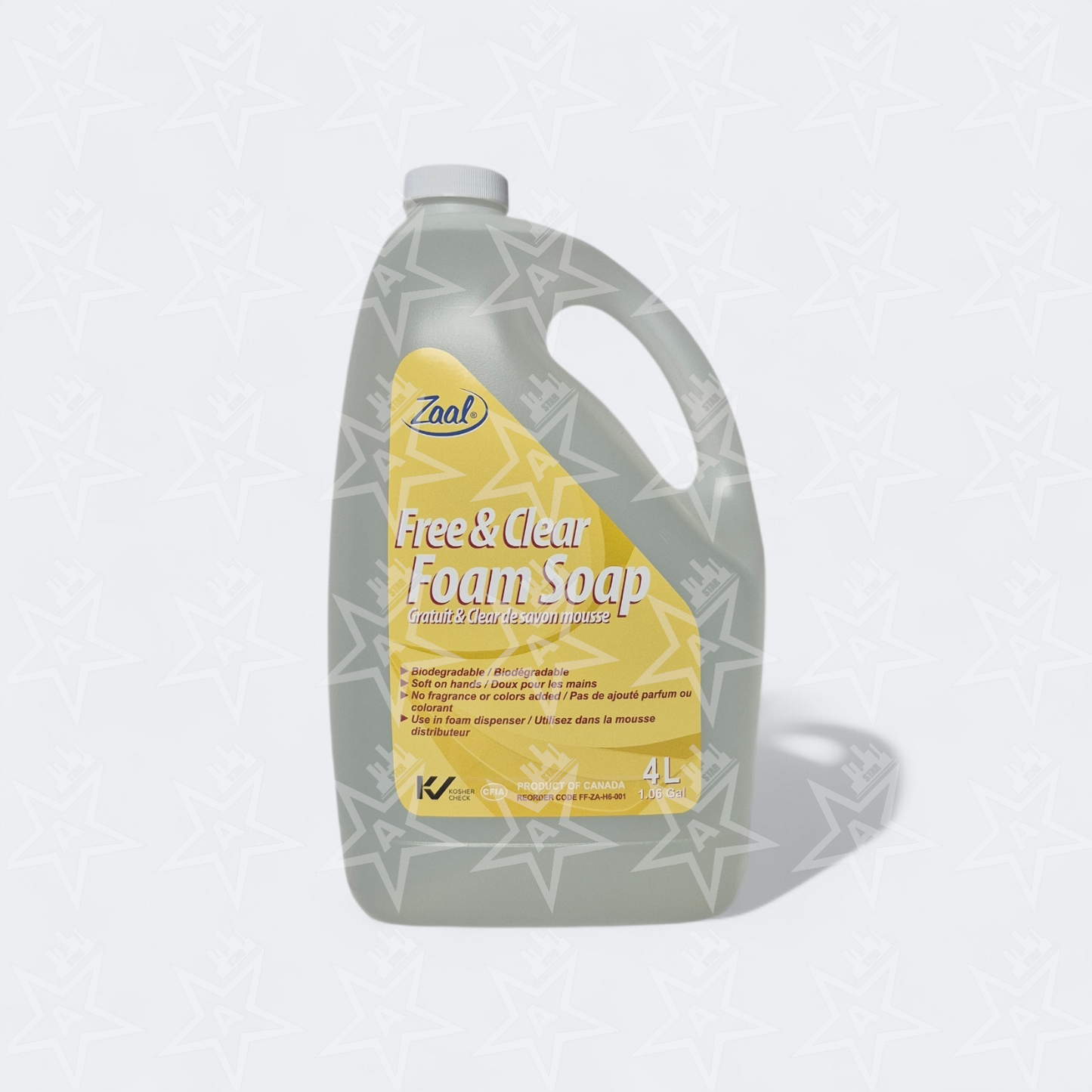 Zaal Free & Clear Foam Soap, 4L
