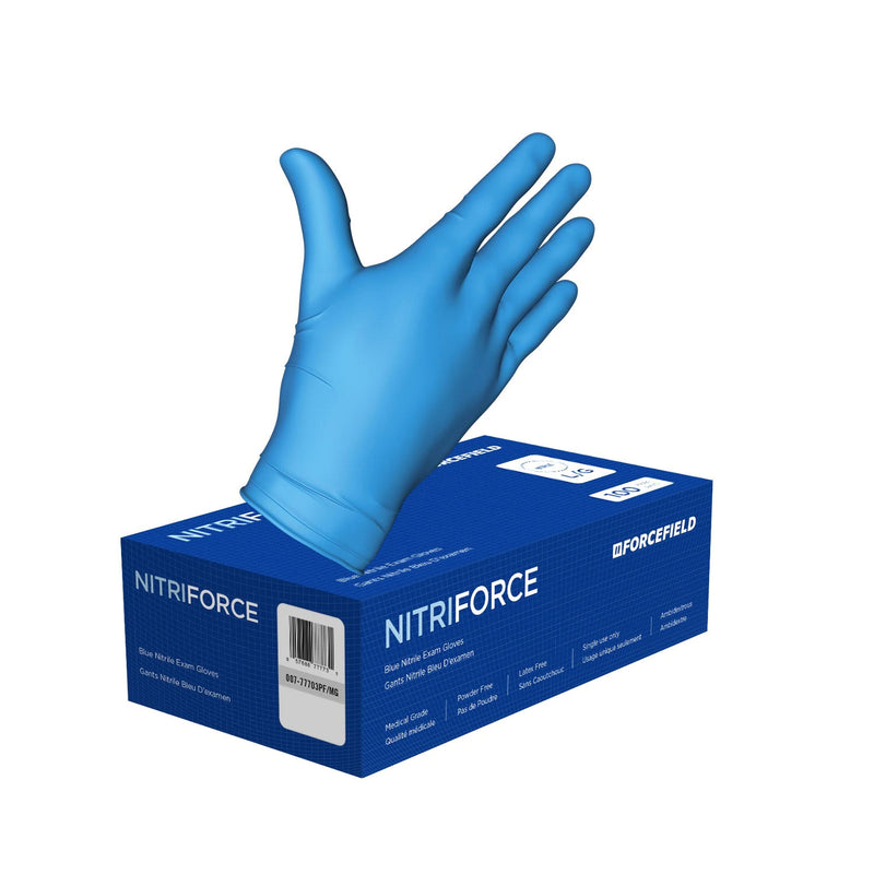 Forcefield NitriForce Medium Nitrile Gloves (100 Pack)