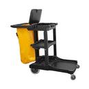 Globe Janitor’s Cart Standard, Black (Extra Zipper Bag)