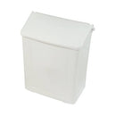 Globe Plastic Sanitary Napkin Disposal Unit, White