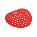 Globe Vinyl Urinal Screen, Cherry (10 Pack)