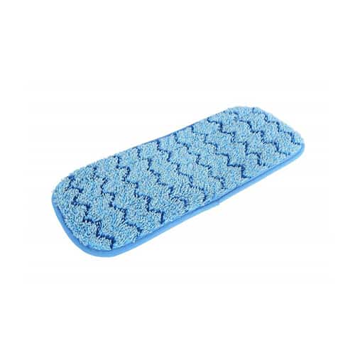 Globe Blue Microfiber Wet Pad, 18 Inch