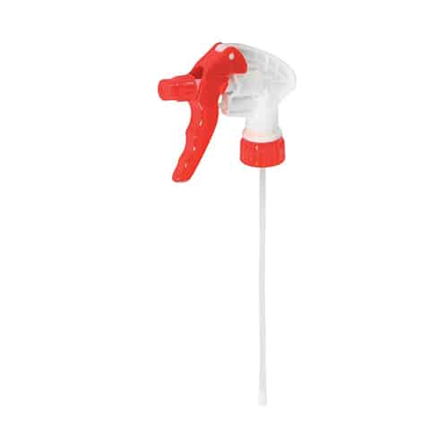 Globe Trigger Sprayer, 8 Inch Tube (Red)