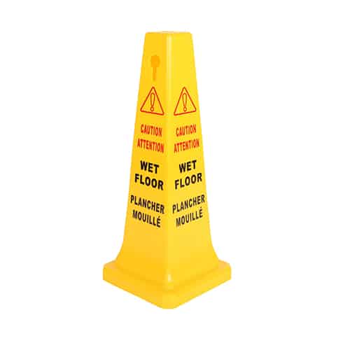 Globe Safety Cone English/French, 26″ Height