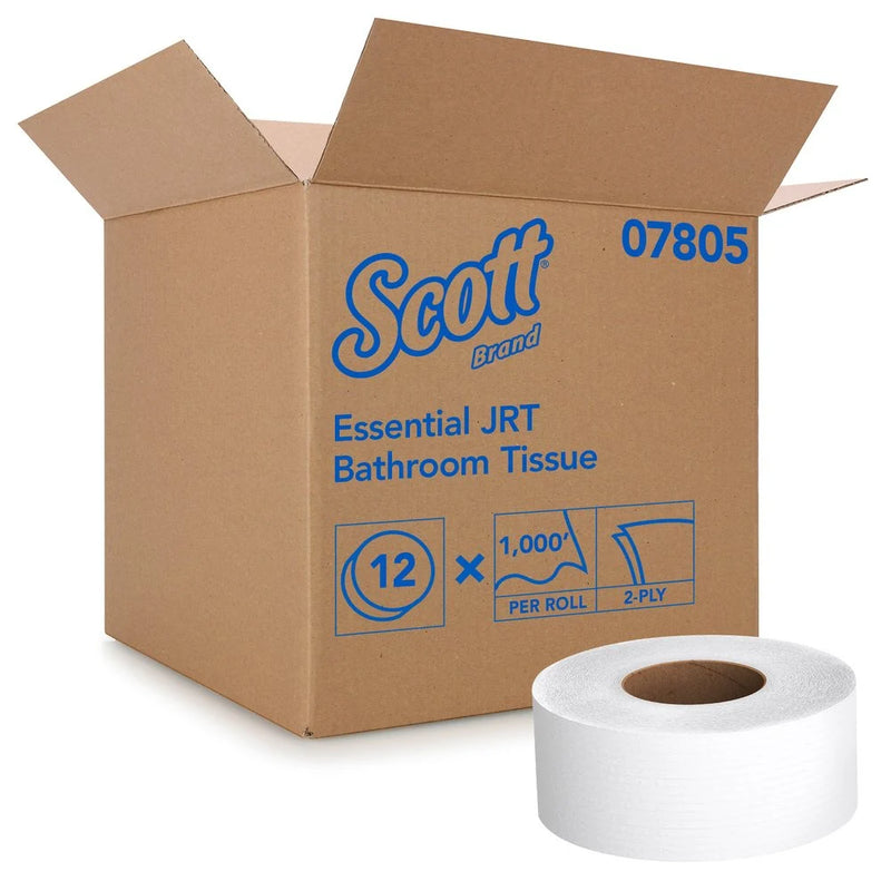Kimberly Clark Scott Essential Jumbo Roll Bathroom Tissue (12 Roll, 1000 Sheet)