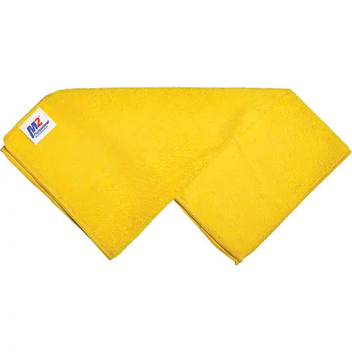 M2 Professional 250GSM Microfibre Cloths 16x16, Yellow (Pack of 12)