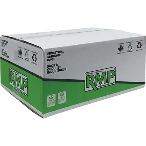 RMP 22×24 Regular White Garbage Bags (500 Per Case)