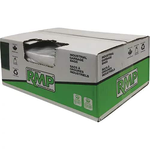 RMP 30×38 Strong Clear Garbage Bags (200 Per Case)