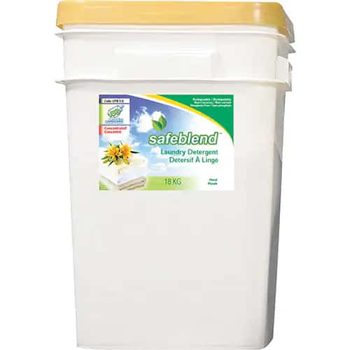 Safeblend Powdered Laundry Detergents, 18KG Pail