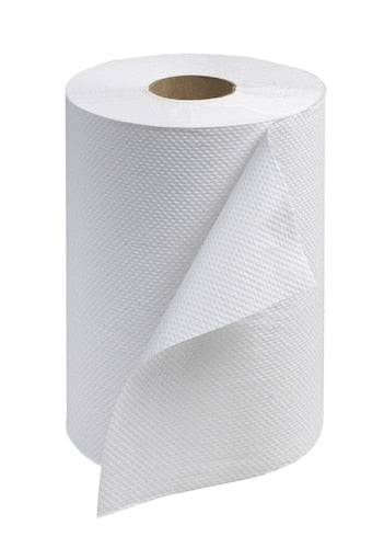 Tork Universal Hand Towel Paper, 1 Ply White (12 Roll/ 350 Feet)