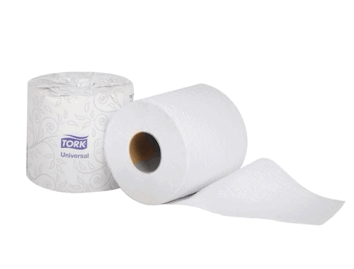 Tork Universal Bath Tissue Roll, 2 Ply (96 Rolls/ 500 Sheet)